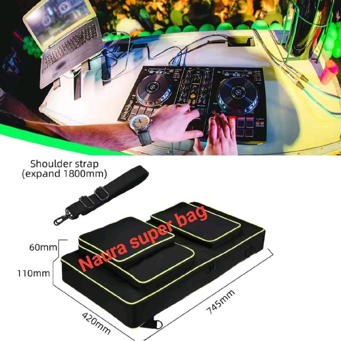 Tas dj pioneer custom tas penyimpanan pioneer ddj softcase pioneer