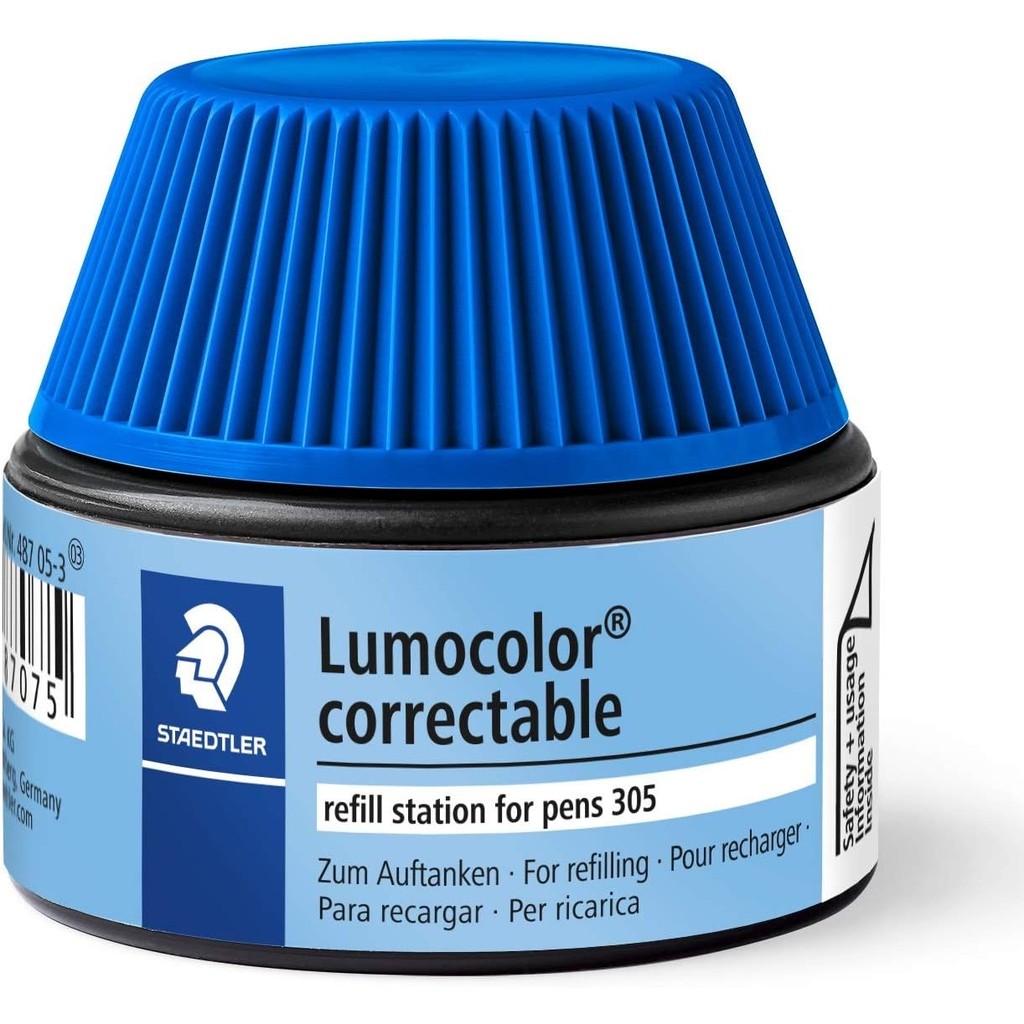 

Staedtler Lumocolor Correctable Refill Station, Isi Ulang Pen, Praktis, Bersih, Anti-Tumpah