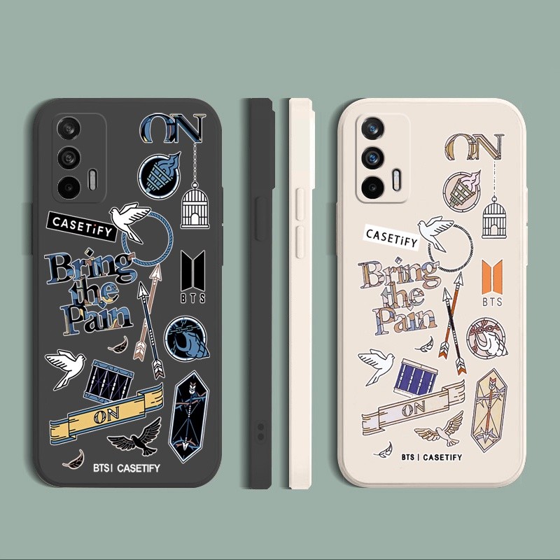 Soft Softcase Case Silikon Motif BTS untuk Oppo A16 A94 A53 A15 A15s A12 Ax7 A53 A52 A72 A92 A74 A54