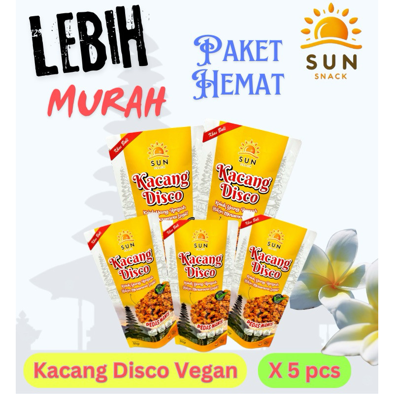 

PAKET HEMAT KACANG DISCO BALI VEGAN VEGETARIAN