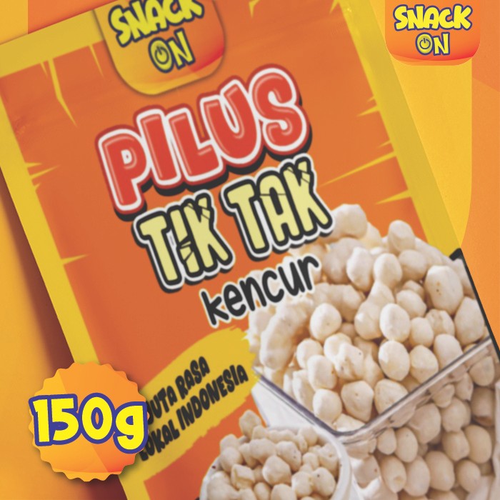 

Snack On Camilan Pilus Tiktak Kencur 150gr