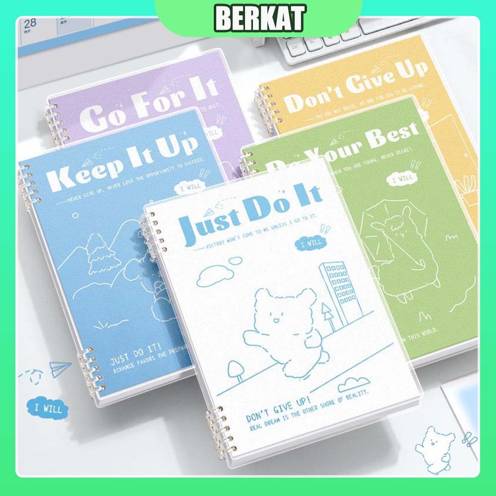 

Notebook Buku B5 Flip Vertikal Buku Binder B5 Notebook Buku Tulis Sekolah Lucu Buku Notebook Aesthetic