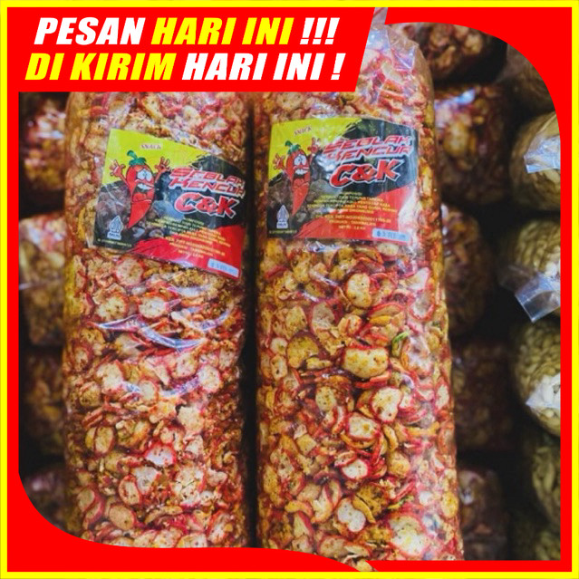 

(ER-01) isi 1KG seblak kencur pedas cikur gurih | KERUPUK SEBLAK SEBRING KERIPIK PEDAS