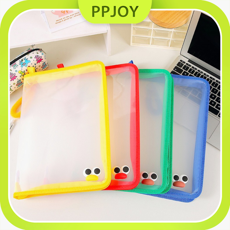 

【Ready】MAP PLASTIK BIRDIE A4 FILE HOLDER Map Tas Les Dokumen Sekolah ATK Tas Resleting Transparan