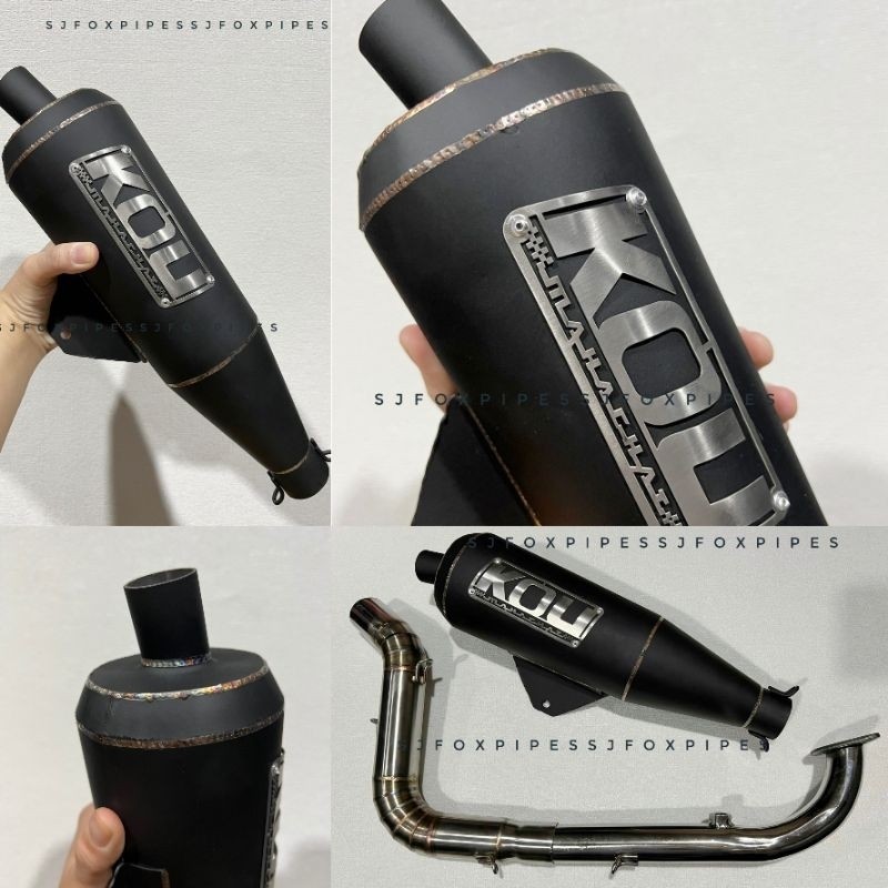 rev kou pipe exhust click mio beat mio carb adv KOU POWER PIPE MOTORCYCLE EXHAUST PIPE