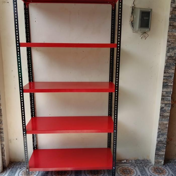 rak besi 5 susun serbaguna 40*100*200