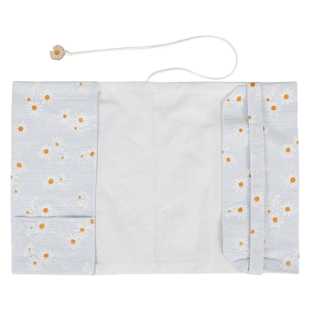 

Book Cover Washable small daisy Fabric Book Cover Fabric Travel Notebook Sleeve Protector Handmade Soft Flower Cloth Book Decor
