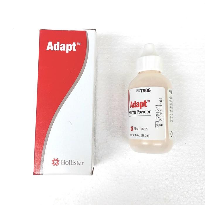 

Ready Adapt Stoma Powder Hollister 7906 Bubuk Colostomy Bedak Anti Ruam USA Terbaru