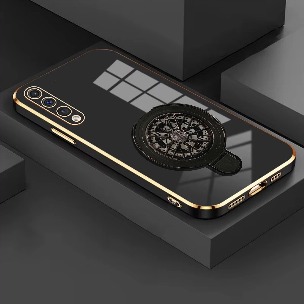 Case Samsung A50 A50s A30s Softcase Ring Magnet Gyroscope Spinner Mewah