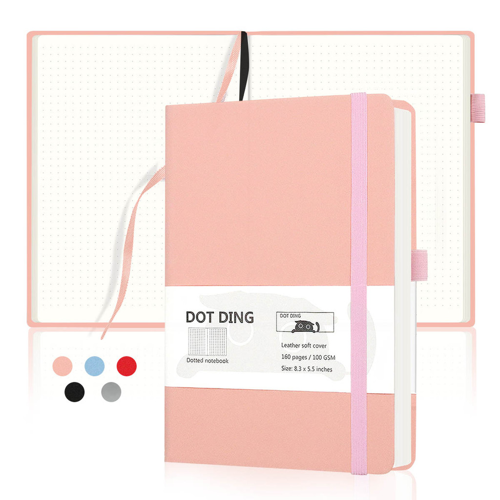 

A5 Notebooks Leather Cover Soft Journals Notepad Diary Agenda Planner Writing Students School Office Supplies Stationery