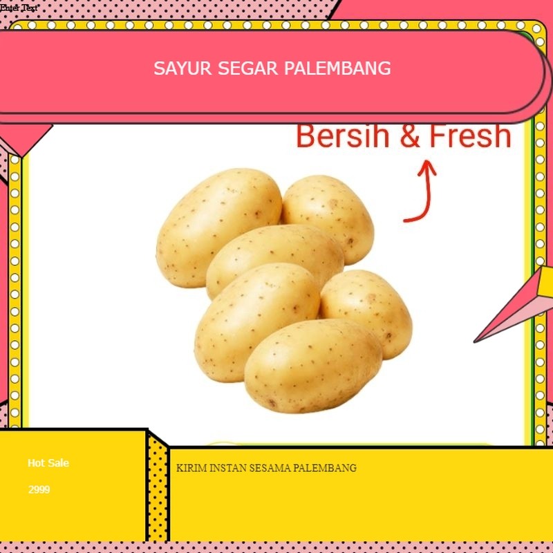 

Kentang - Toko Sayur Sayuran Mayur Online Segar Palembang