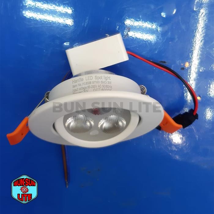 Downlight 3 Mata Hanlite / Yimai Downlihgt LED SPOT LIGHT 3 Watt SMD Hanlite / Yimai