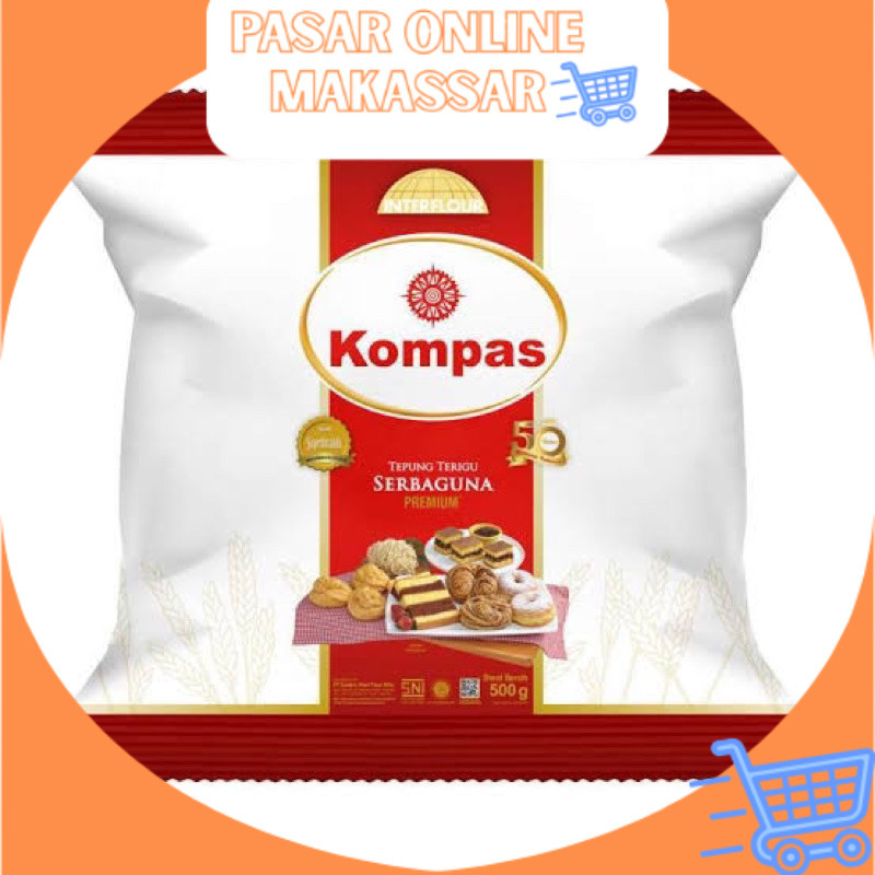 

Tepung Terigu Kompas 500gr