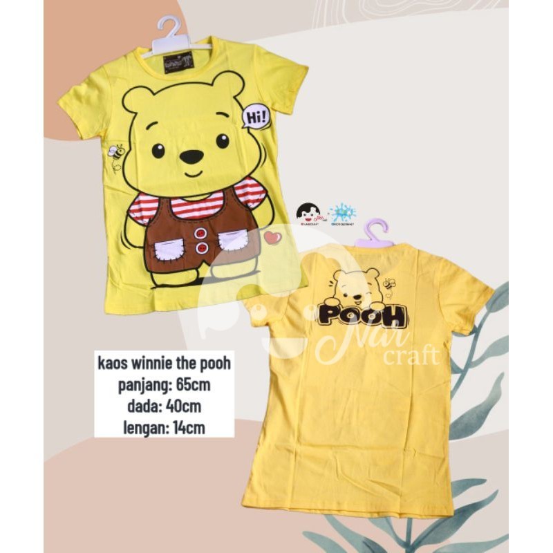 

KAOS WINNIE THE POOH / RILAKKUMA LUCU / SINGLET TANKTOP / PAKAIAN WANITA