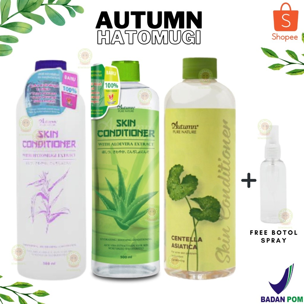 AUTUMN TONER WITH HATOMUGI EXTRACT 500ML  - AUTUMN TONER - HATOMUGI TONER