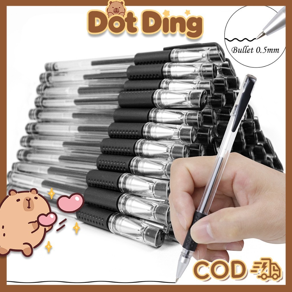 

[DOTDING] 0.5mm Anti Bocor Ballpoint Pen Pena Murah Grosir Hitam/Biru/Tinta Red Imbslikan Perlengkapan Kantor Kantor Stasiun B046