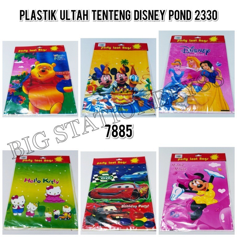 

PLASTIK ULTAH 20X30 HAPPY BIRTHDAY KARAKTER ISI 10 TAS BINGKISAN SNACK ULANG TAHUN