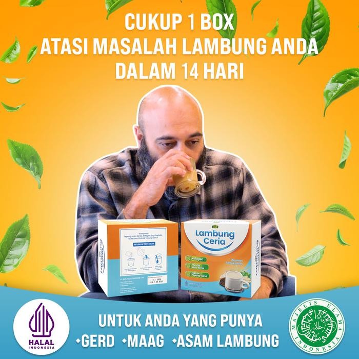 

viral.shop8 LAMBUNG CERIA ORIGINAL JSR dr Zaidul Akbar untuk GERD/MAAG/ASAM LAMBUNG - 10 Pcs, Original