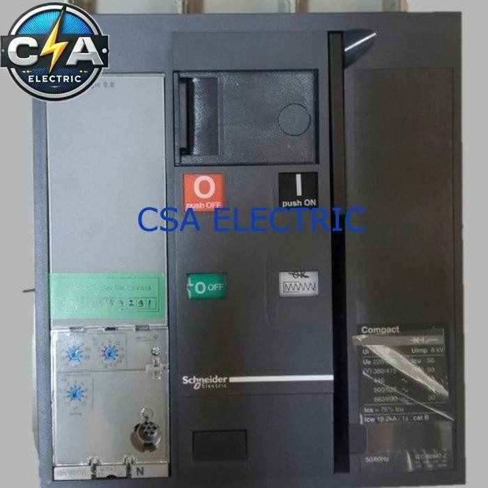 SCHNEIDER MCCB NS800N 3POLE 800A 50KA MOTORIZED UVT AUXILIARY ORIGINAL