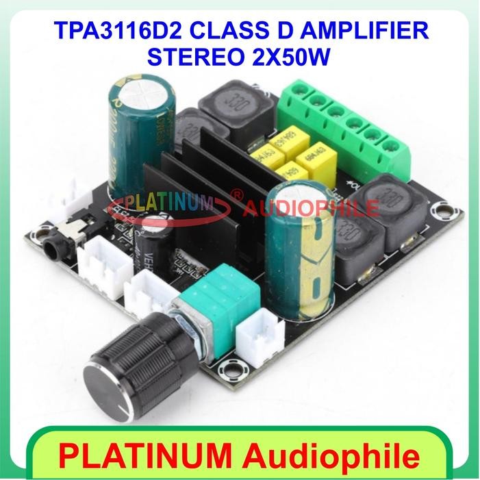 TPA3116 Amplifier Class D 2x50W - TPA3116D2 Class D Amplifier