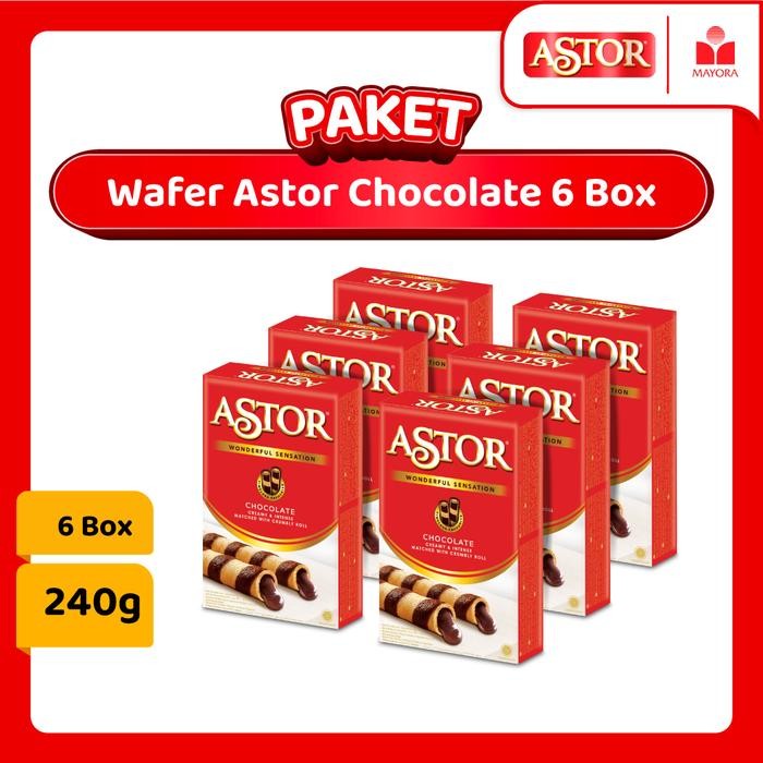 

Astor Wafer Chocolate 40 gram (6 Box) Terlaris