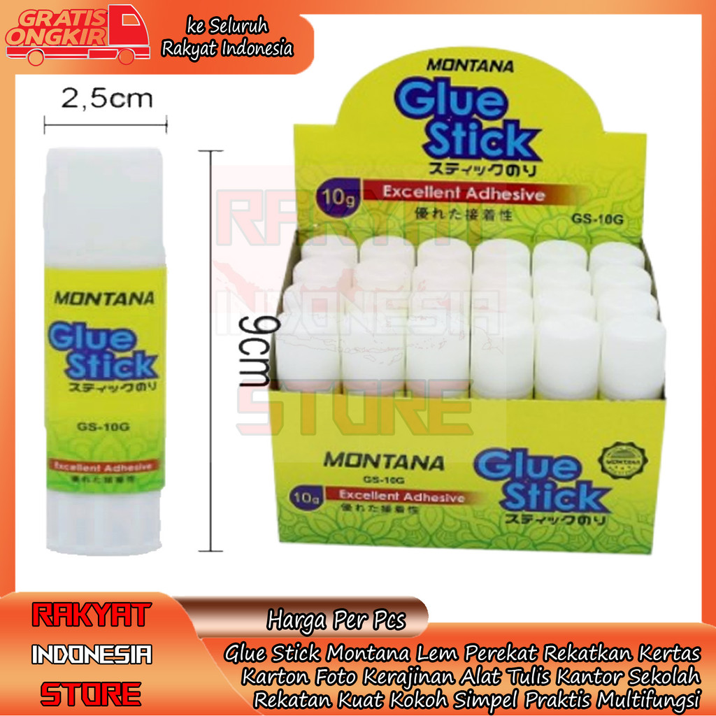 

Glue Stick Montana Gs 25 Gram Batangan Tulis Perekat Putih Kuning Bersih Aman Tahan Lama Eksklusif Kantor Sekolah Kualitas Unggul Vinyl Praktis Rapat Pengelem Terbaik XREE Prakarya Vinyl Serbaguna Multifungsi