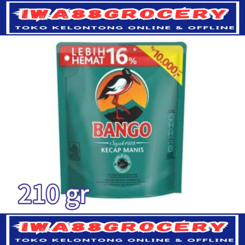 

bango kecap manis ukuran sedang refill pouch