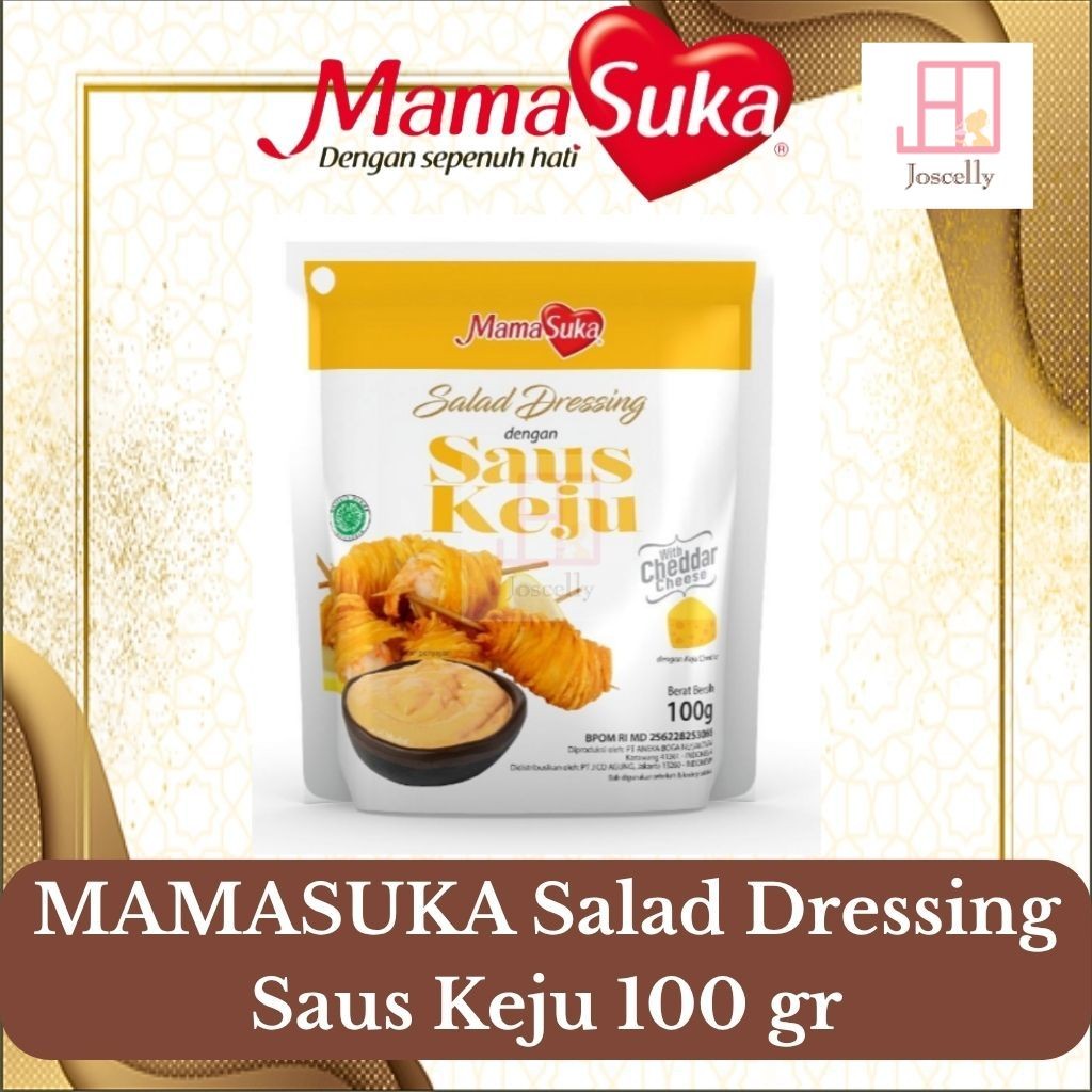 

JOSCELLY.ID MAMASUKA Salad Dressing Saus Keju 100 gr