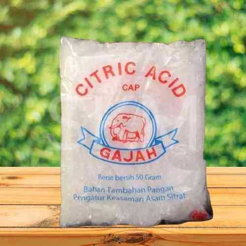 

MF✨[Free 1 Lapis Bubble Warp] CITRUN Cap Gajah 50grm X 20pcs / Citric acid / Asam Sitrat [1kg]