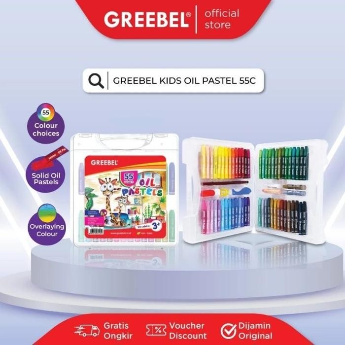 

GREEBEL Crayon 55 Warna / Oil Pastel Greebel 55 Warna / Crayon Anak
