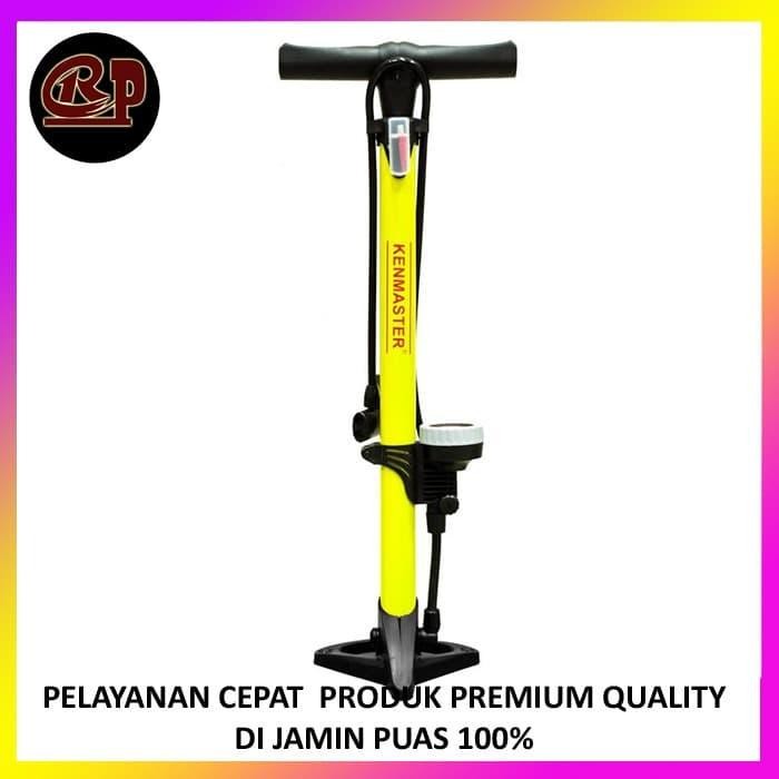 [AI]  Pompa Manual Ban Sepeda Motor Manual Tabung Kuning Kenmaster KM-5435B Berkualitas