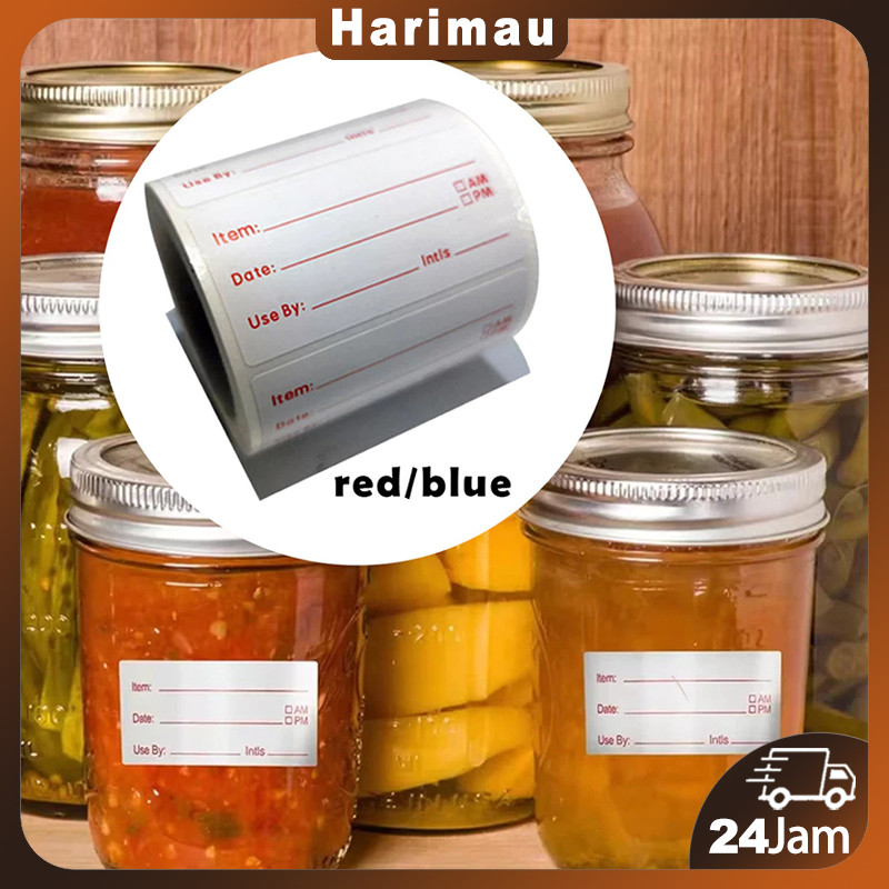 

Food Label Waterproof Stiker Tanggal Kadaluwarsa/ Label Tanggal Isi/ Label Penyimpanan Makanan