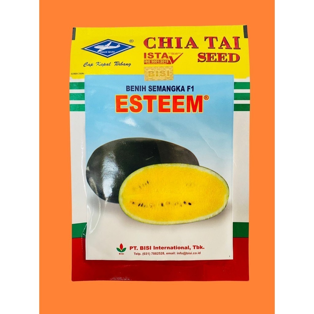 Benih Semangka Kuning varietas ESTEEM berat isi 20 gr am Cap Kapal Terbang