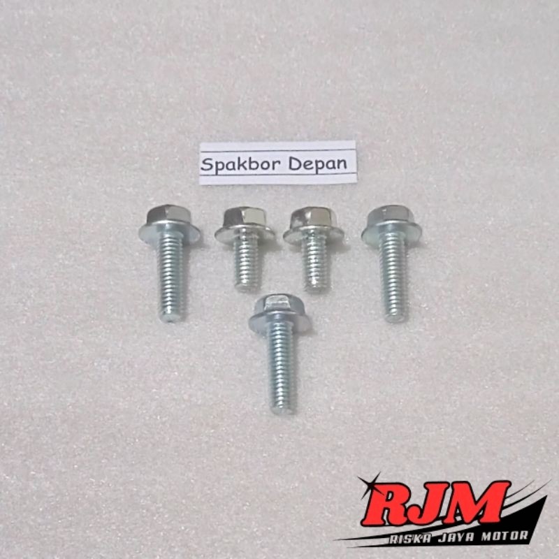 Baut Full Set Cover Bodi Body Spakbor Depan Yamaha Vega R Lama / Old Karbu