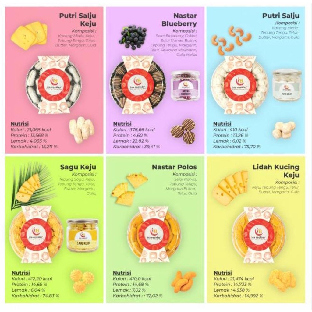 

Ina Cookies Reguler Asli Bandung Premium