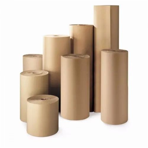 Kardus Lembaran Packing Single Face Roll Corrugated Roll Gulungan