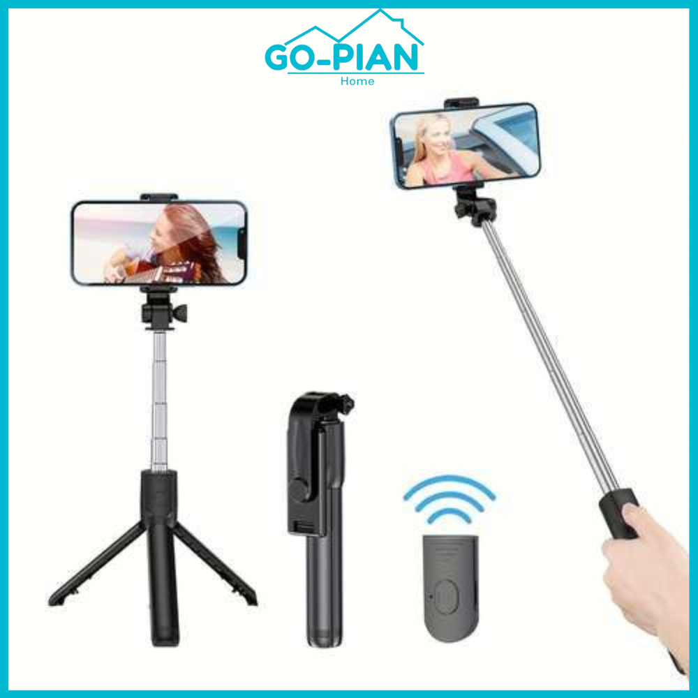 tripod lampu R1S tongsis tripod LED tongsis remot bluetooth tongsis R1S tripod