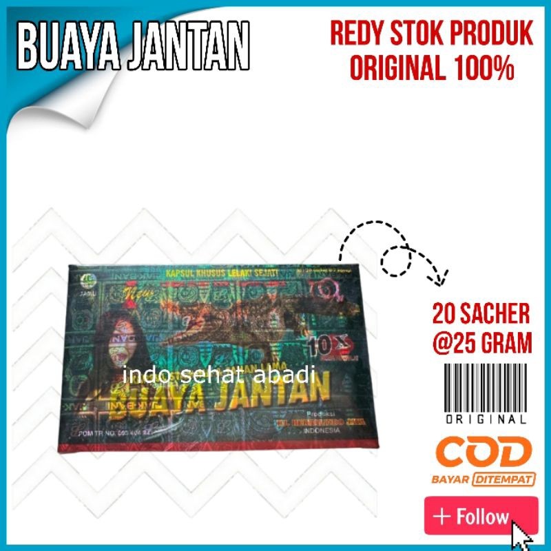 Buaya Jantan (20 Sachet)
