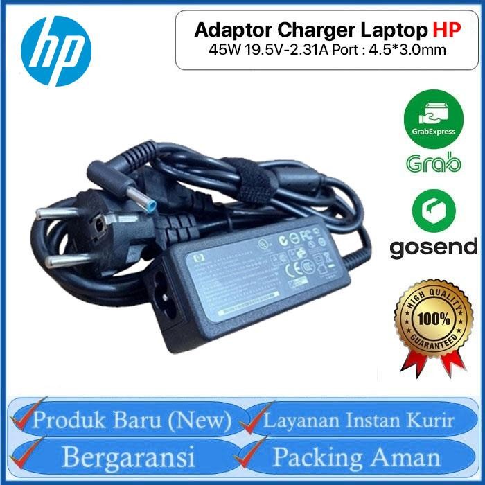 Adaptor Charger HP 14s-fq1005AU 14s-fq0022AU 14S-fq1036AU Series 45W