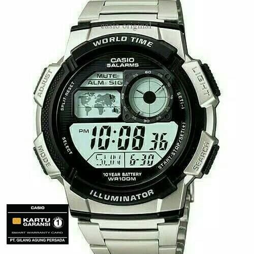 JAM TANGAN PRIA CASIO AE-1000WD AE-1000WD-1A AE 1000WD ORIGINAL RESMI