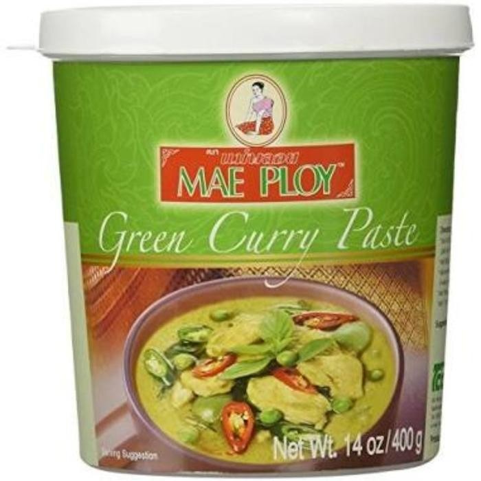 

Qr Mall- Terbaru~[BEST] Mae Ploy Green Curry Paste Thailand Bumbu Kari Thai Import - 50g x 2 Pouch