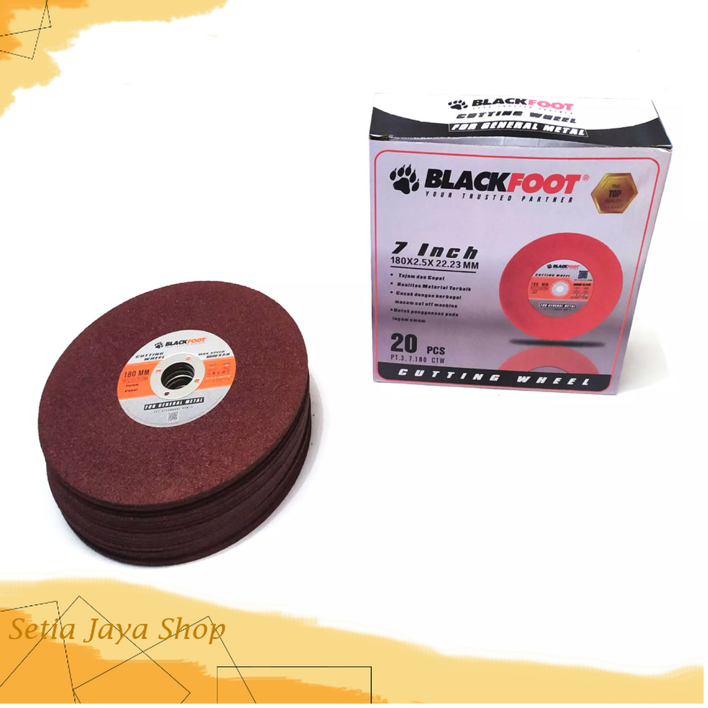 

Batu Potong Besi Mesin Cut Off 7 inch Mata Cutting Wheel Gerinda Potong 7 Inchi