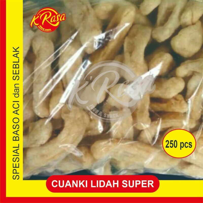 

Cuanki lidah besar 1/2 ball -+250 pcs K'rasa special baso aci, seblak, dll