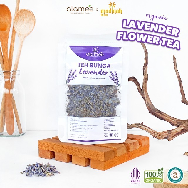 

Teh Bunga Lavender Insomnia Tea Organik Kering Dried Flower Herbal Alami Organic 5gr madinah
