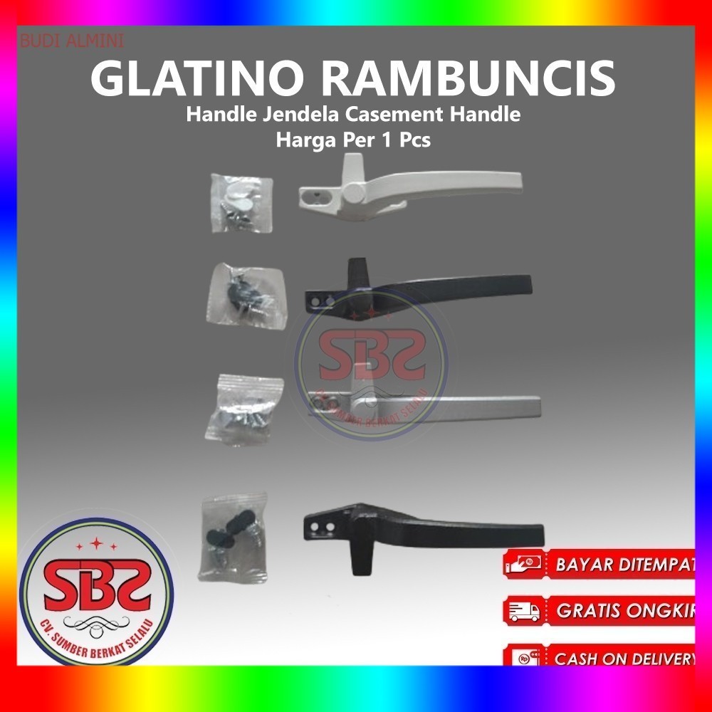 (GLATINO) Rambuncis Jendela Handle Jendela Casement Handle