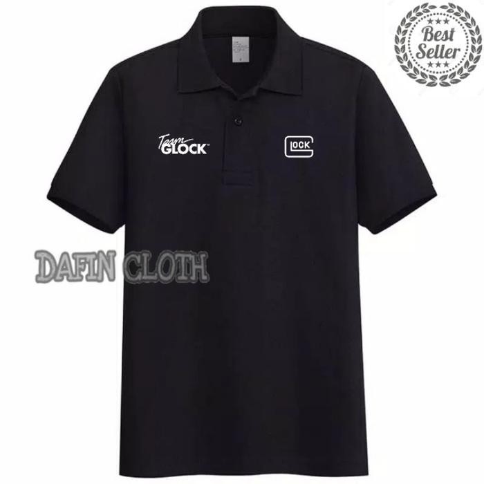 Polo shirt Kaos Kerah Pria Team Glock Terlaris - Kaos Mobil