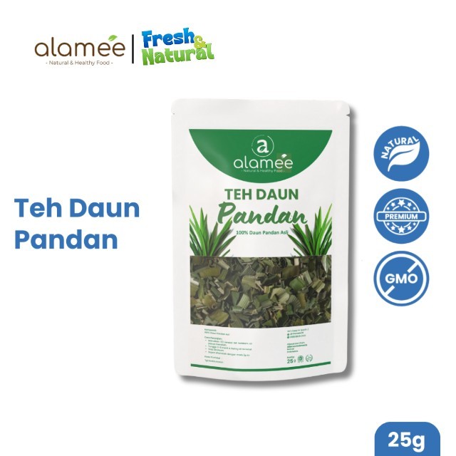 

Teh Daun Pandan Kering Leaf Tea Organik Alami Minuman Herbal Siap Minum Seduh 25 Gr fresh and natural