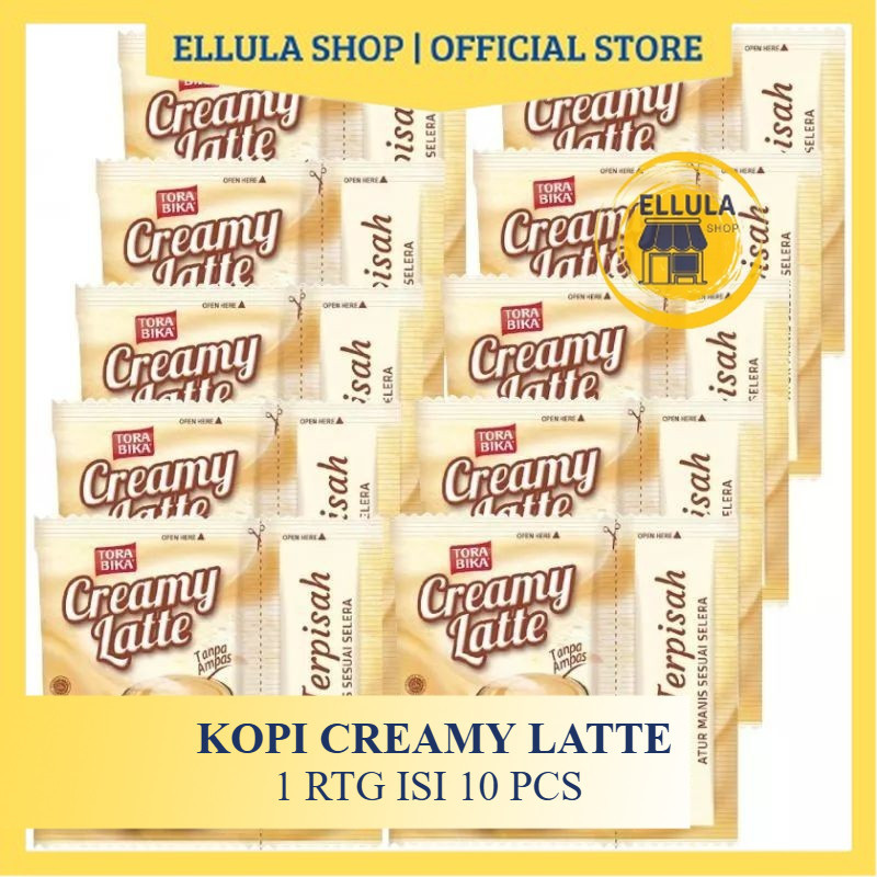 

ELLULA Shop - TORABIKA CREAMY LATTE PER 10PCS