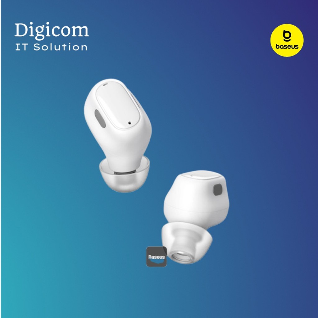 EARPHONE BLUETOOTH BASEUS WM01 WHITE