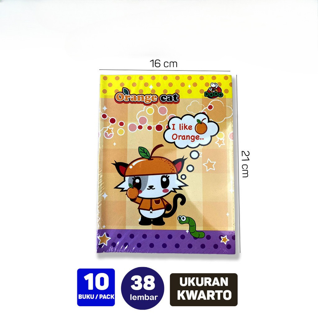 

Buku Tulis sekolah / buku catatan DODO 38 Lembar